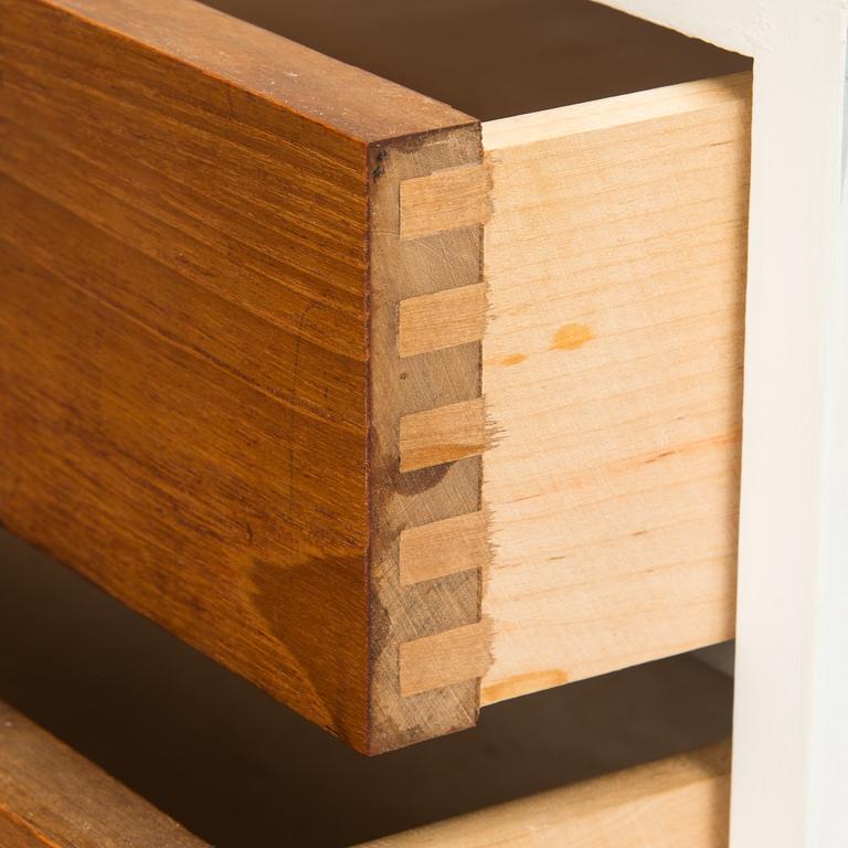 Oiva Parviainen, A 1960's sideboard and drawer unit for Lahden Puujalostus.