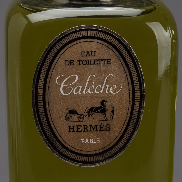 VISNINGSFLASKOR för parfym, glas, 3 st, Hermès, Paris, 1900-talets mitt/andra hälft.