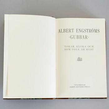 ALBERT ENGSTRÖM, 11 vol, bla Samlade berättelser av Albert Engström, Stockholm 1924-27.