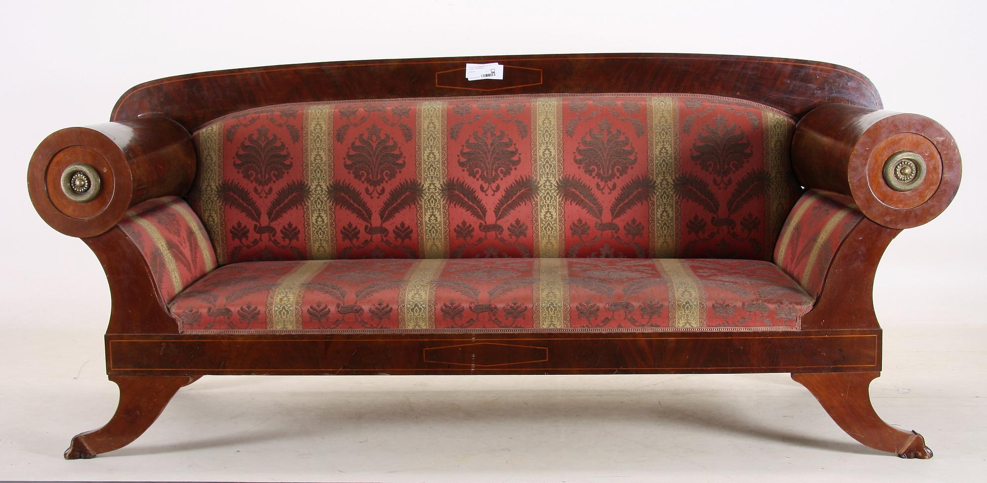 SALONGSGRUPP, 8 delar. Karl Johan/stil. 1800-1900-tal.