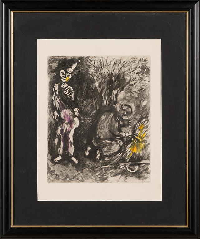 Marc Chagall, etsning, plåtsignerad.