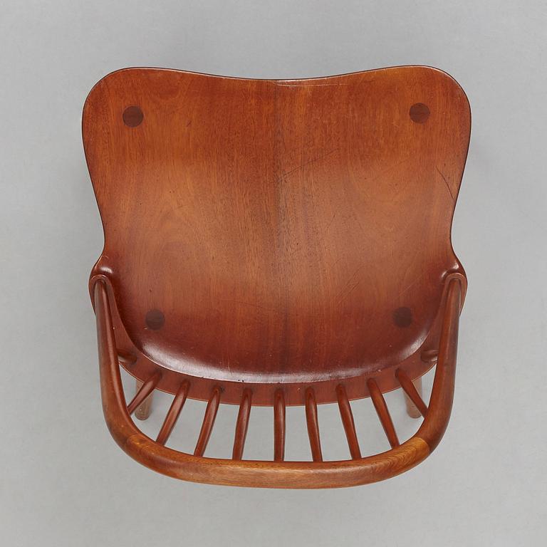 HANS J WEGNER, a chair by cabinetmaker Th. Pedersen for the Nyborg Public Library, Denmark, 1938.