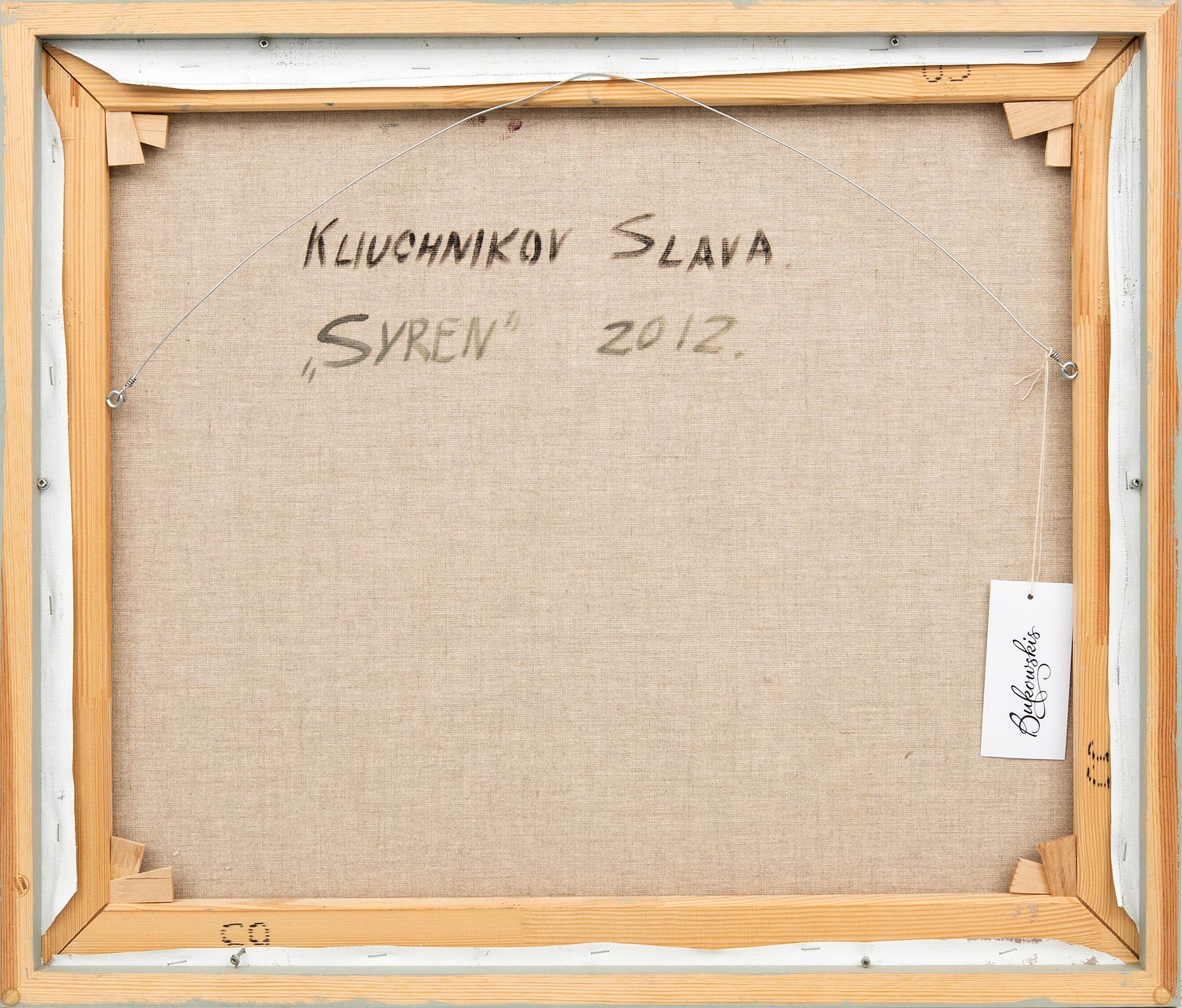 Vjeteslav Kliuchnikov, olja på duk, signerad och daterad á tergo 2012.