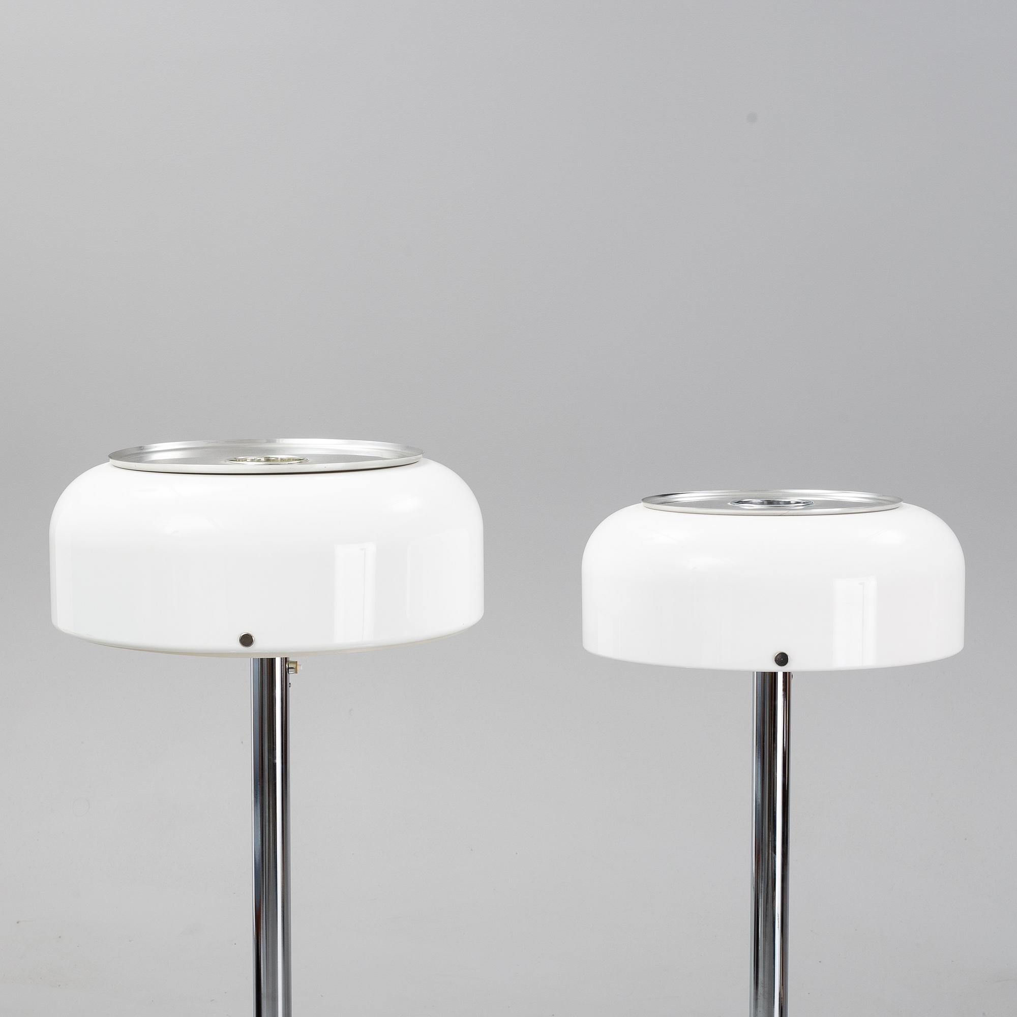 ANDERS PEHRSON, golvlampor, 2 st, "Knubbling", Atelje Lyktan, Åhus.