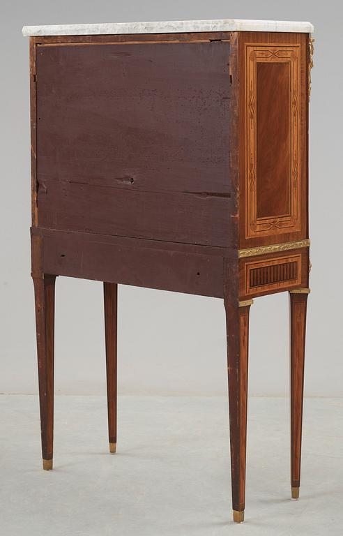 A Gustavian secretaire by Georg Haupt, master 1770 (not signed.