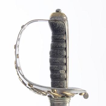 Sabel, brittisk, 1900-talets början, med balja.