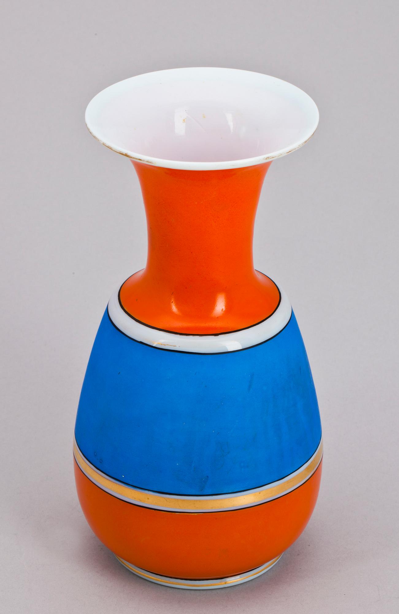 VAS, flussglas, senempire, 1800-talets mitt.