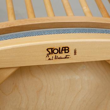 KARMSTOLAR, ett par, "Talavid", Carl Malmsten, Stolab, 1995.