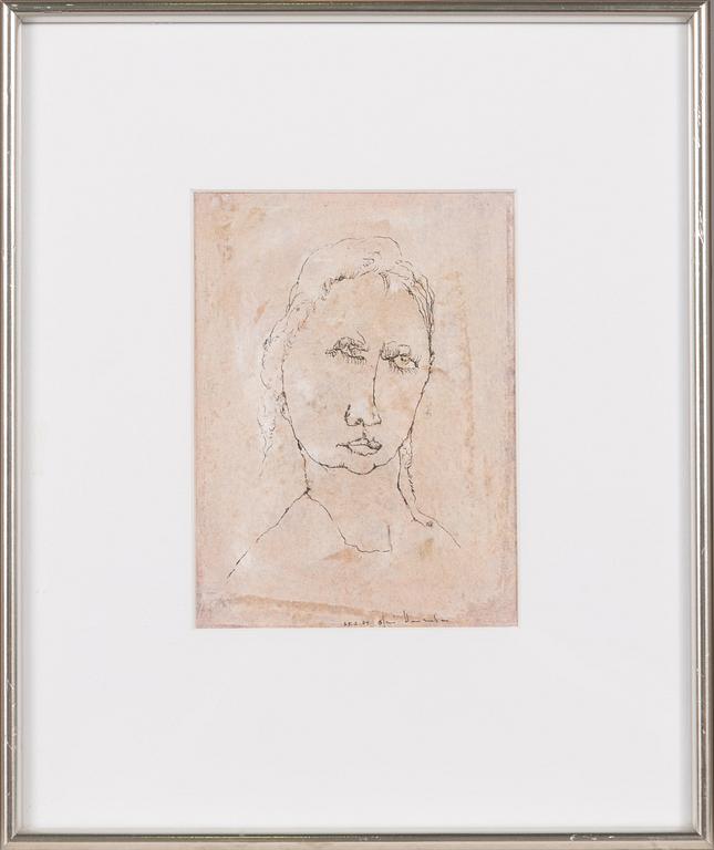 Olavi Vaarula, mixed media, signed and dated -74.