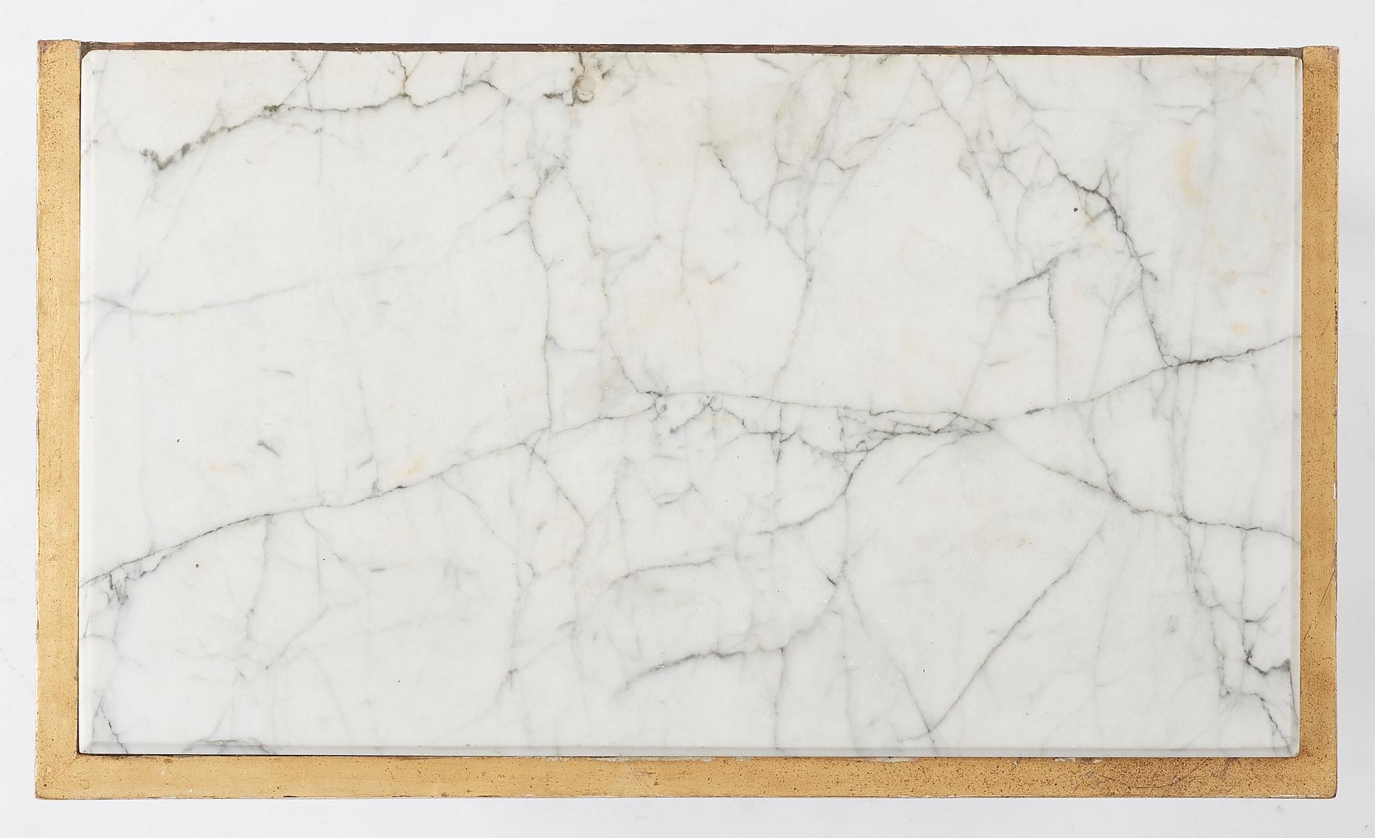 A late Gustavian console table, early 19th Century.