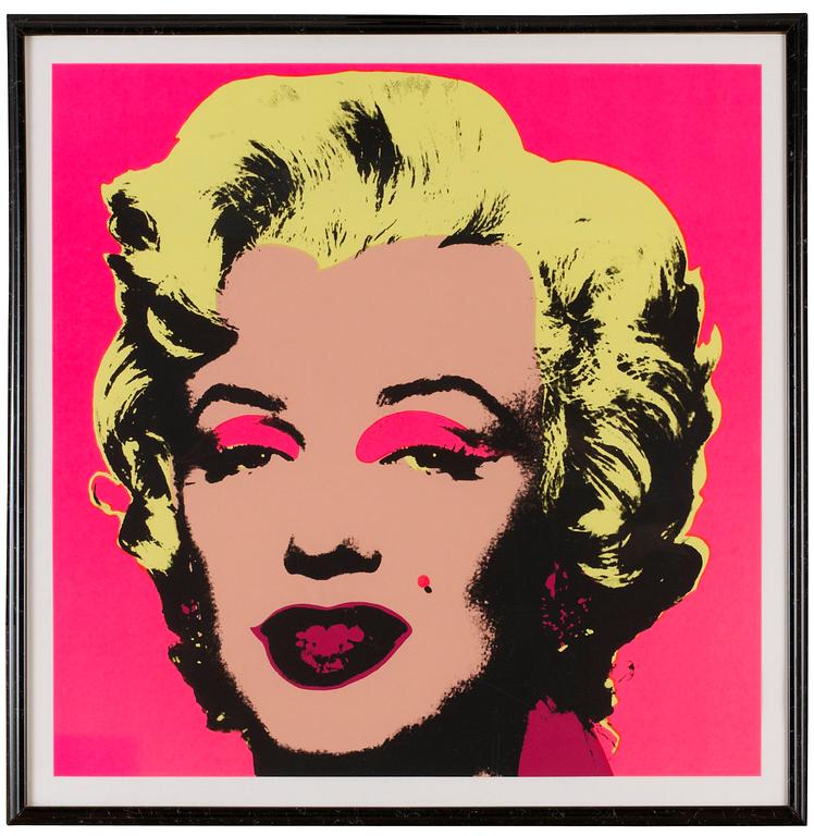 Andy Warhol (Efter), "Marilyn".