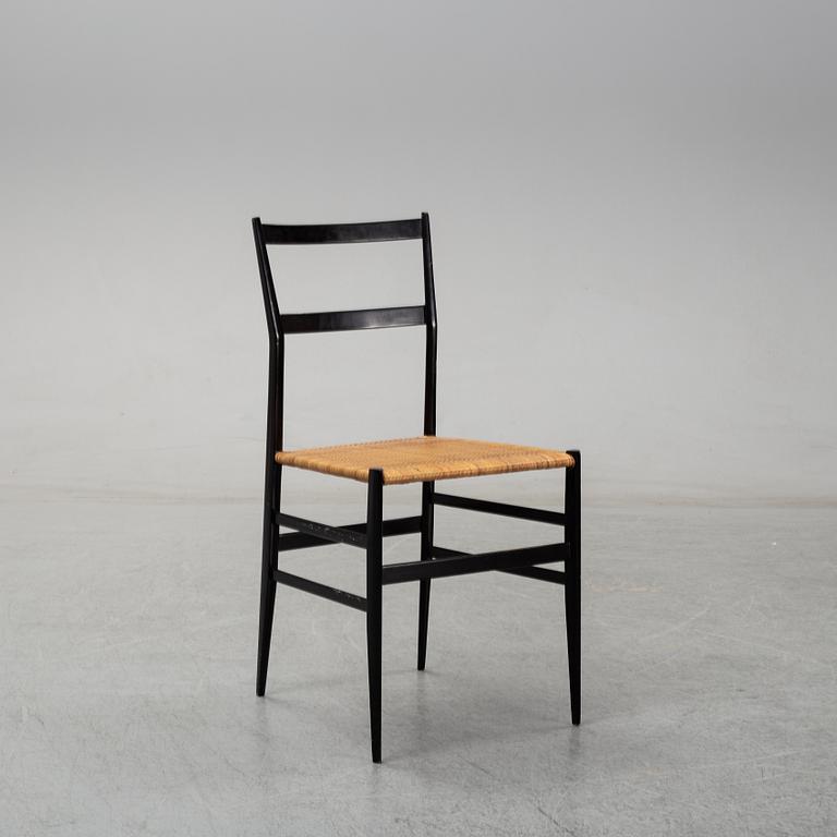 Gio Ponti, a 'Superleggera', chair, early 1960's.
