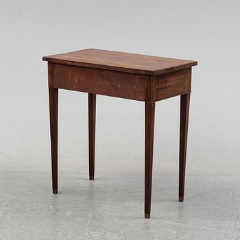 A Late Gustavian table by Carl Gustaf Foltiern.