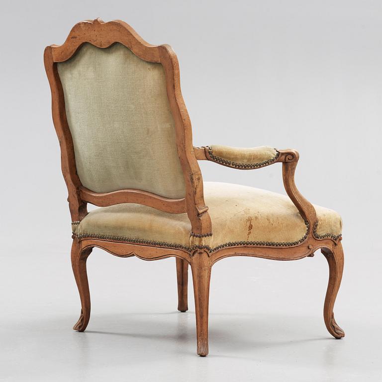 A Louis XV 18th century armchair.