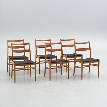 Yngve Ekström, six 'Minett' chairs, Hugo Troeds, Bjärnum.