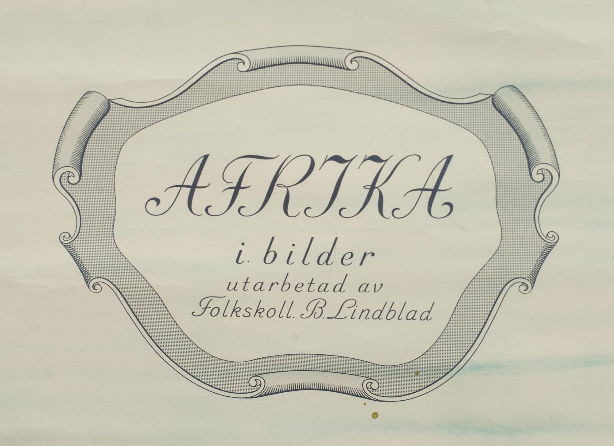 BILDKARTA, Afrika, 1900-tal.