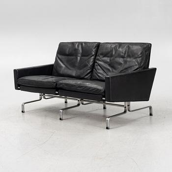 Poul Kjaerholm, a leather upholstered PK-31-2 sofa from E Kold Christensen, Denmark.