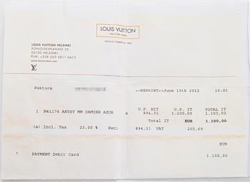 Louis Vuitton, an 'Artsy MM' handbag.