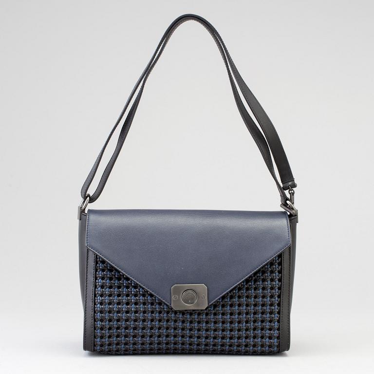 MULBERRY, a calf leather 'Delphine' sholder bag with reversible flap.