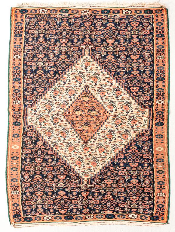 Carpet  Senneh kelim, old 144x109 cm.
