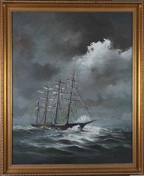 DIK, PIETER, olja på duk, signerad.