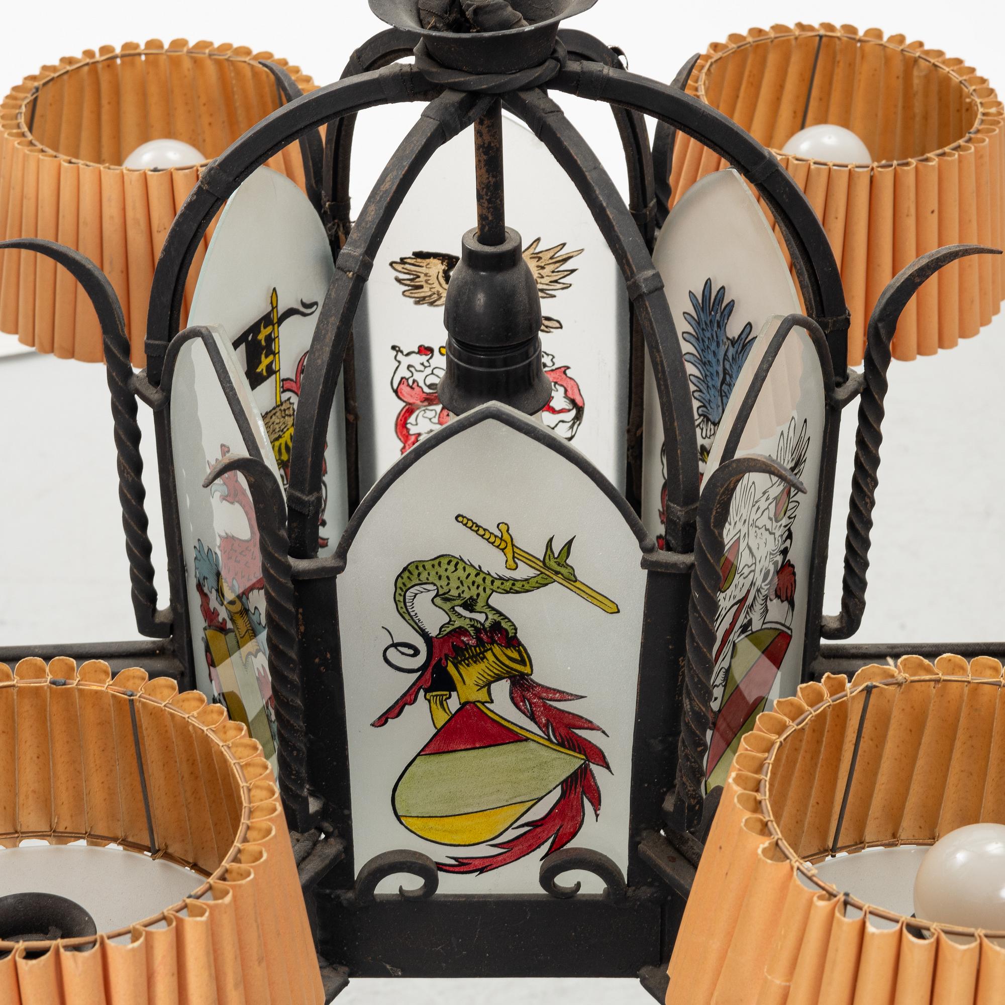 A ceiling light, first half of the 20th Century.
