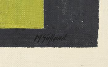 Martin Säflund, oil on canvas, signed.