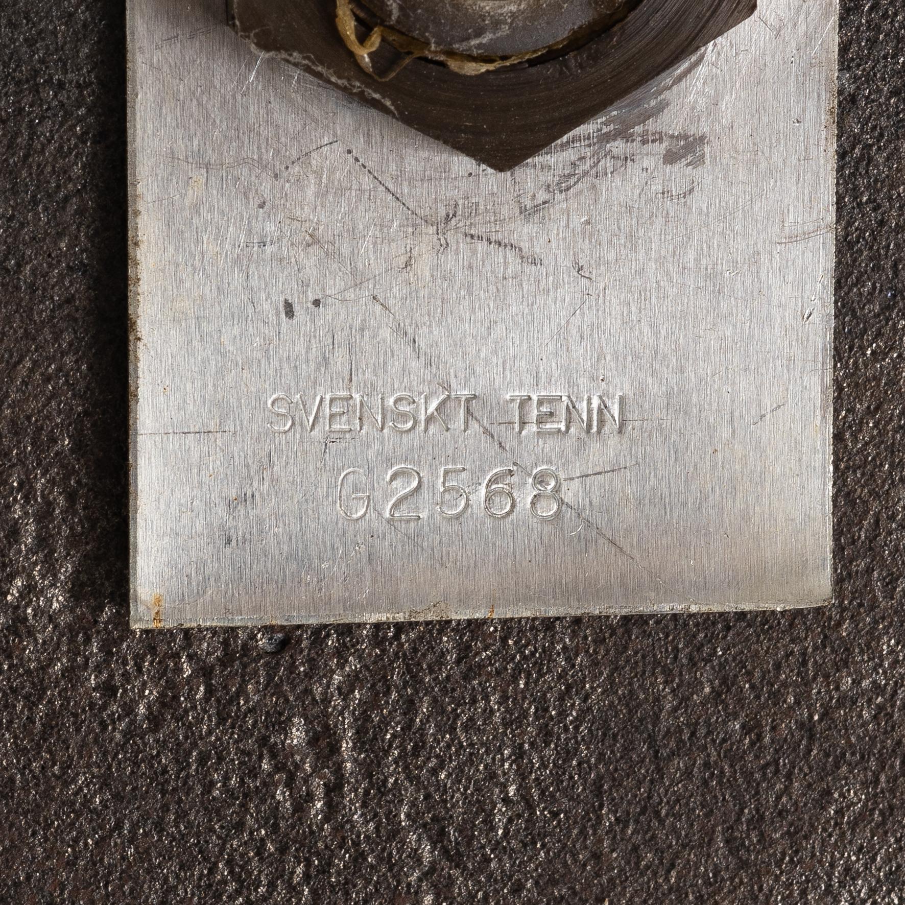 Josef Frank, a model 2568 floor lamp, Firma Svenskt Tenn, Sweden.