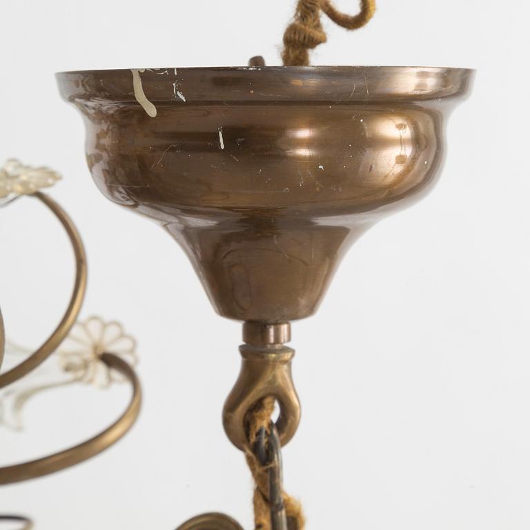 Chandelier, Rococo style, first half of the 20th century.