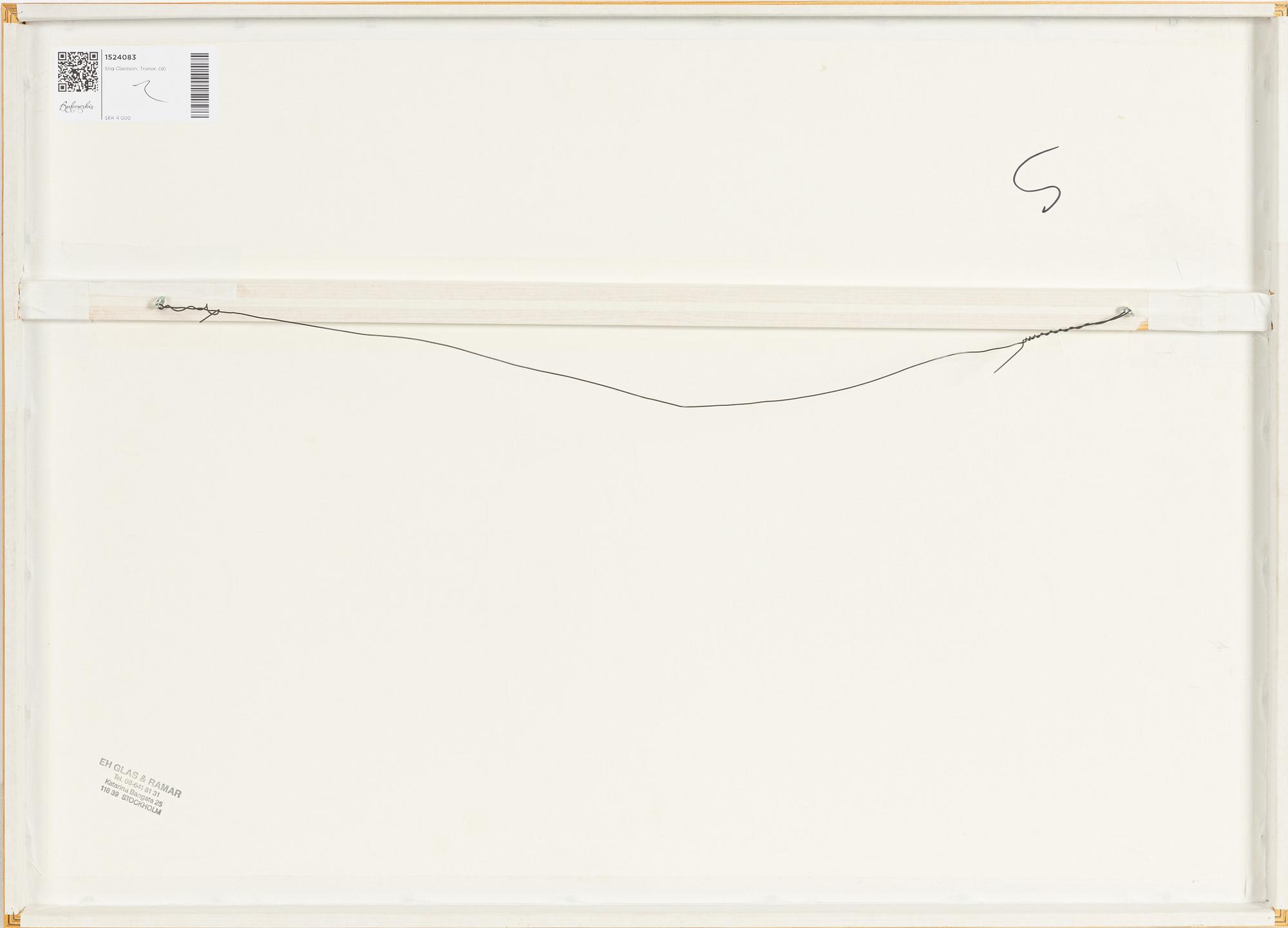 Stig Claesson, Tranor.