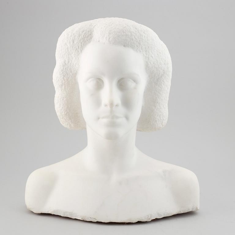 HENRIK ROXSTRÖM, sculpture. Signed. Dated. Marble. Height 45 cm.