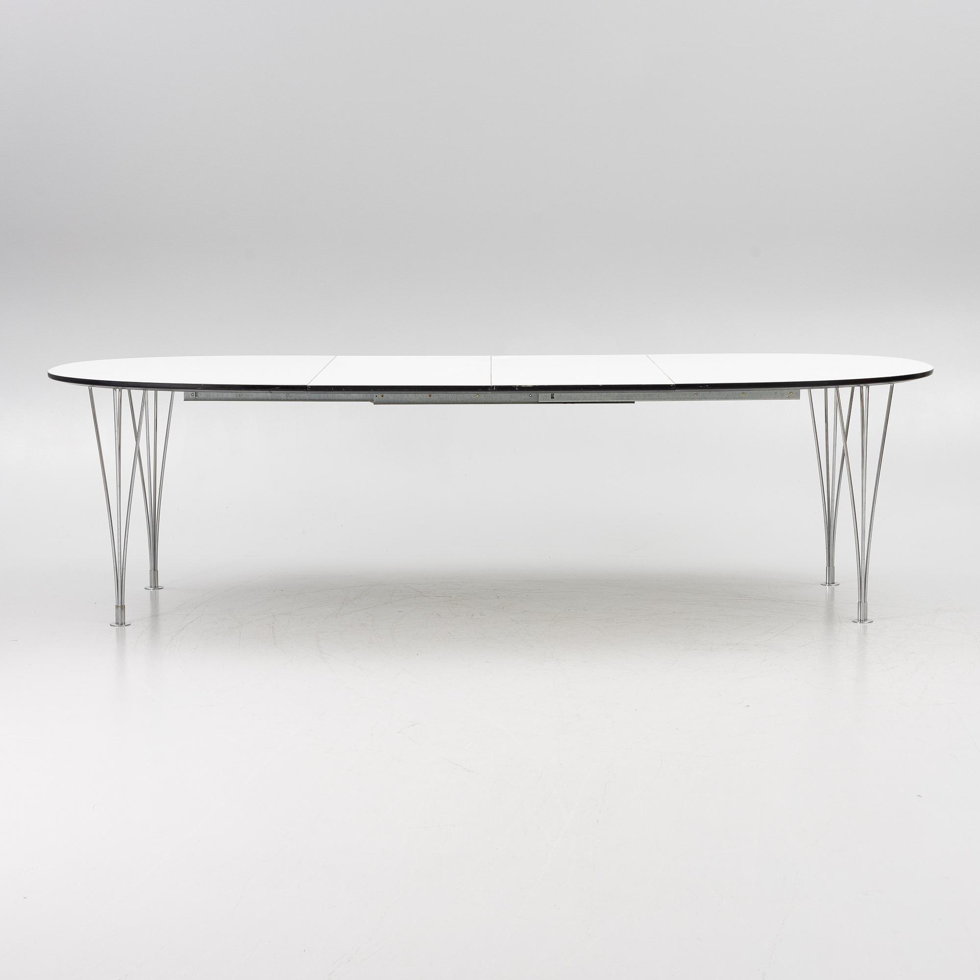 Bruno Mathsson, dining table, "Superellipse",.
