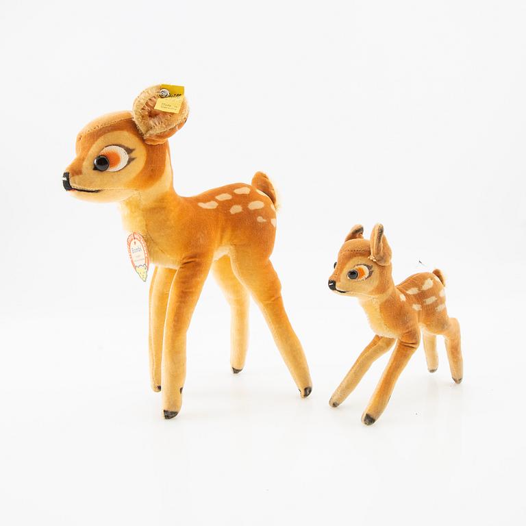 Toy animals, 4 pcs, Steiff, Germany, second half of the 20th century.