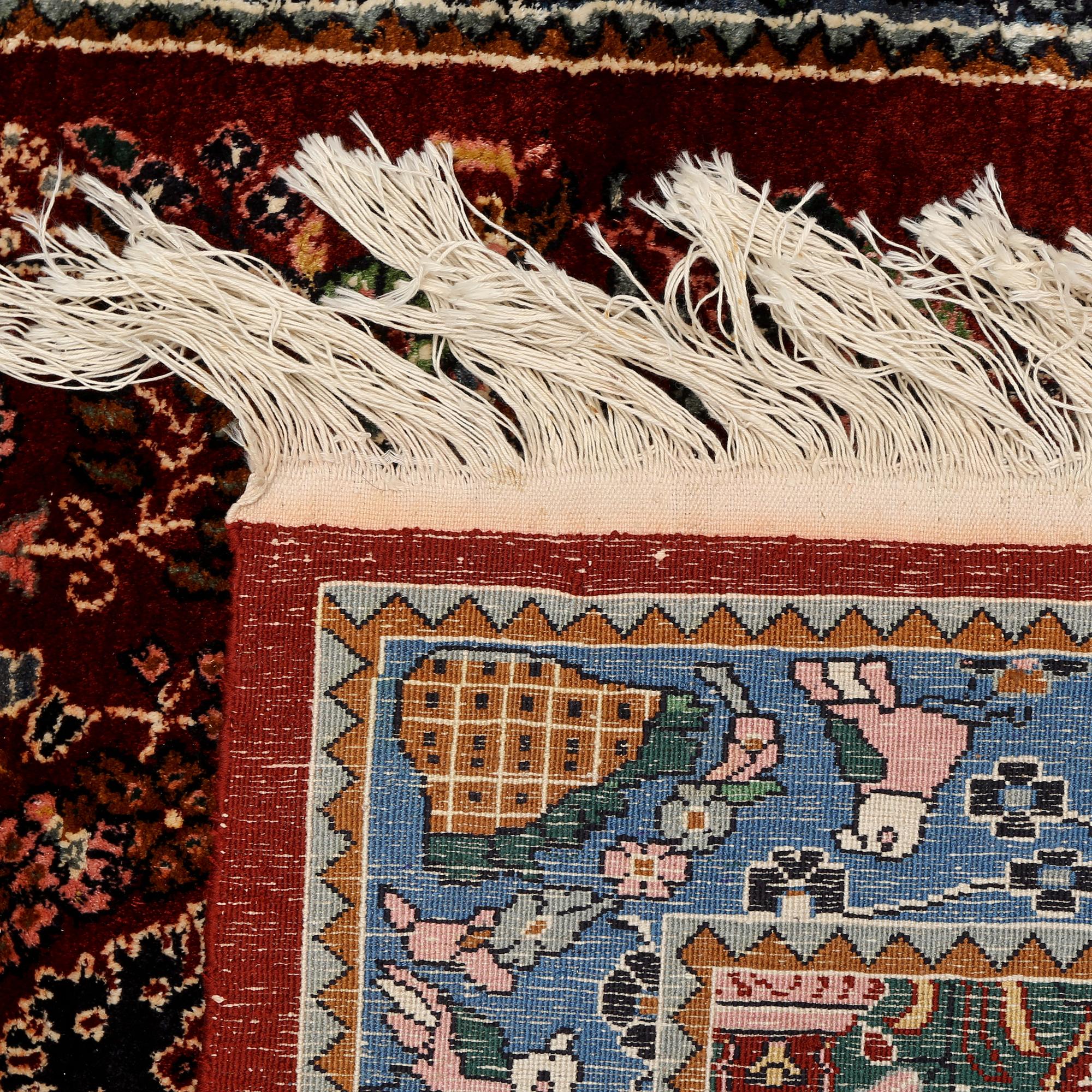 MATTA, part silk, orientalisk, 1900-talets senare del, 160 x 86 cm.