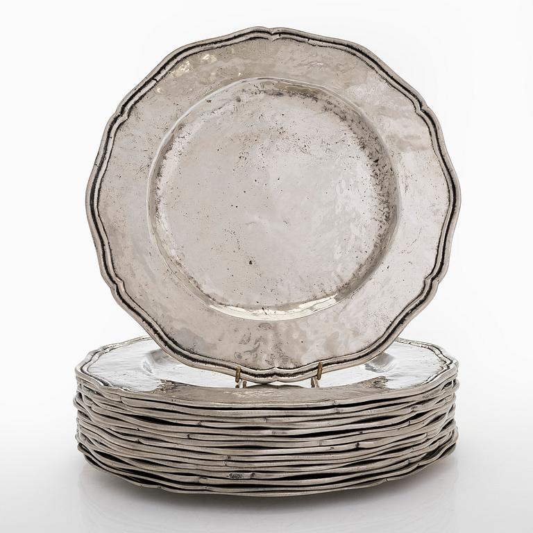 Katelautasia, 16 kpl, tinaa, Fecit VCM, Portugali.