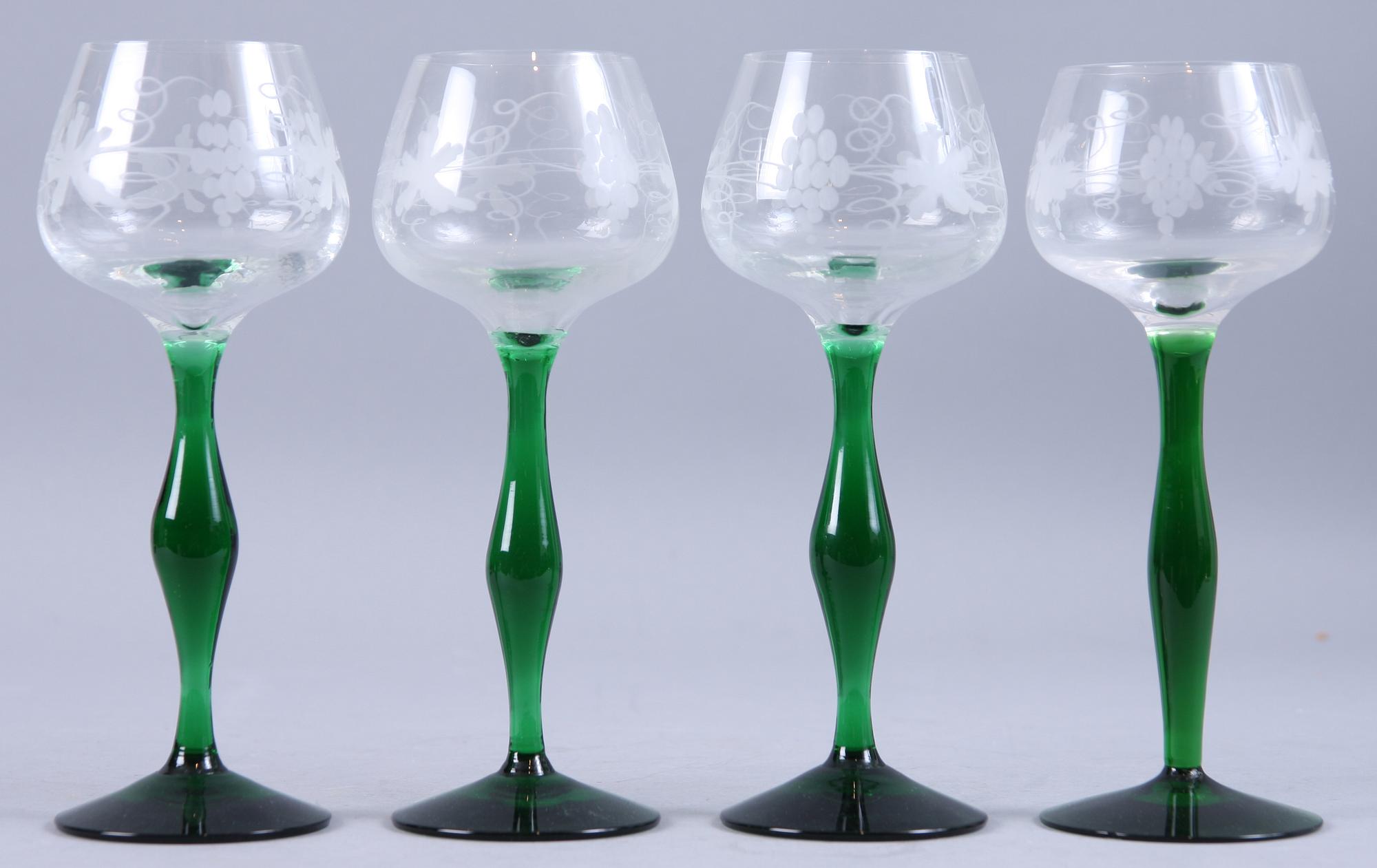 VINGLAS, 12 st, 1900-tal.