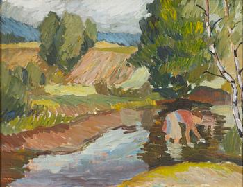 Erling Ärlingsson, oil on canvas, signed.