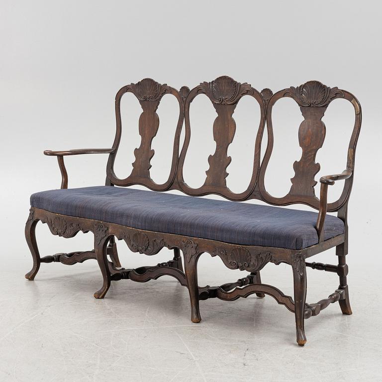 A Norwegian Rococo Sofa, 18th Century.