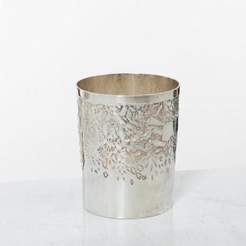 Lars Arby, bägare, sterling silver, Göteborg 1981.
