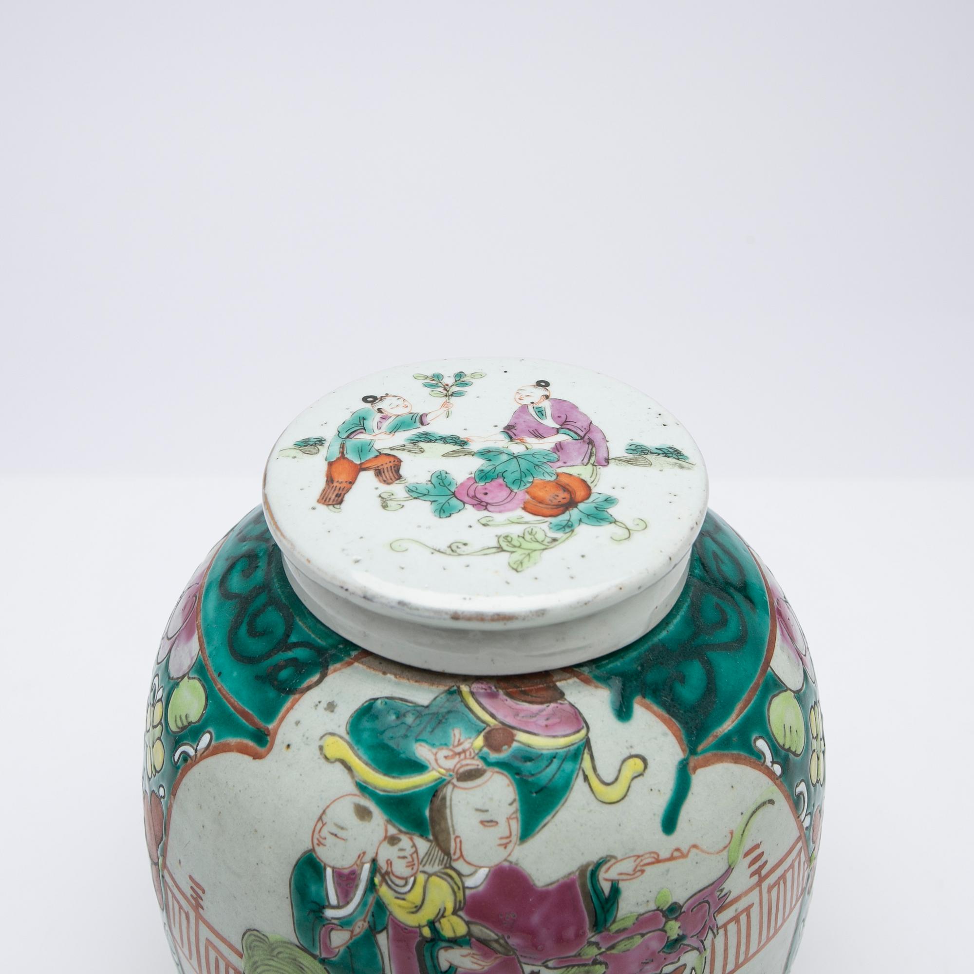 Parti Porslin, 3 delar, Kina, 18/1900-tal.