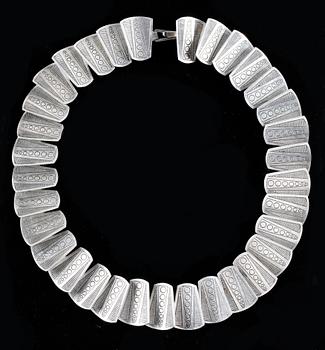 COLLIER, sterling, Flavia, 1956. 66g.