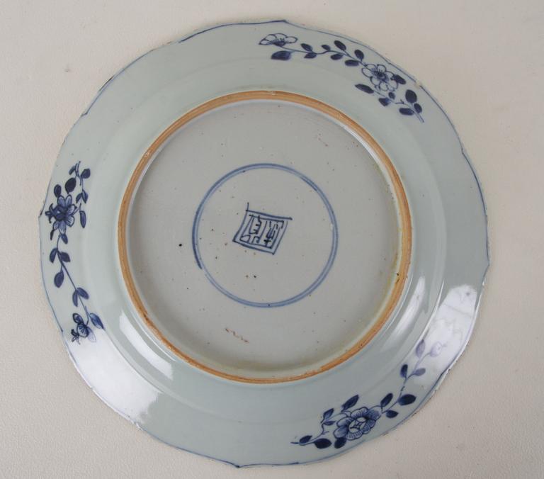 TALLRIK, porslin, Kina 1700-tal.