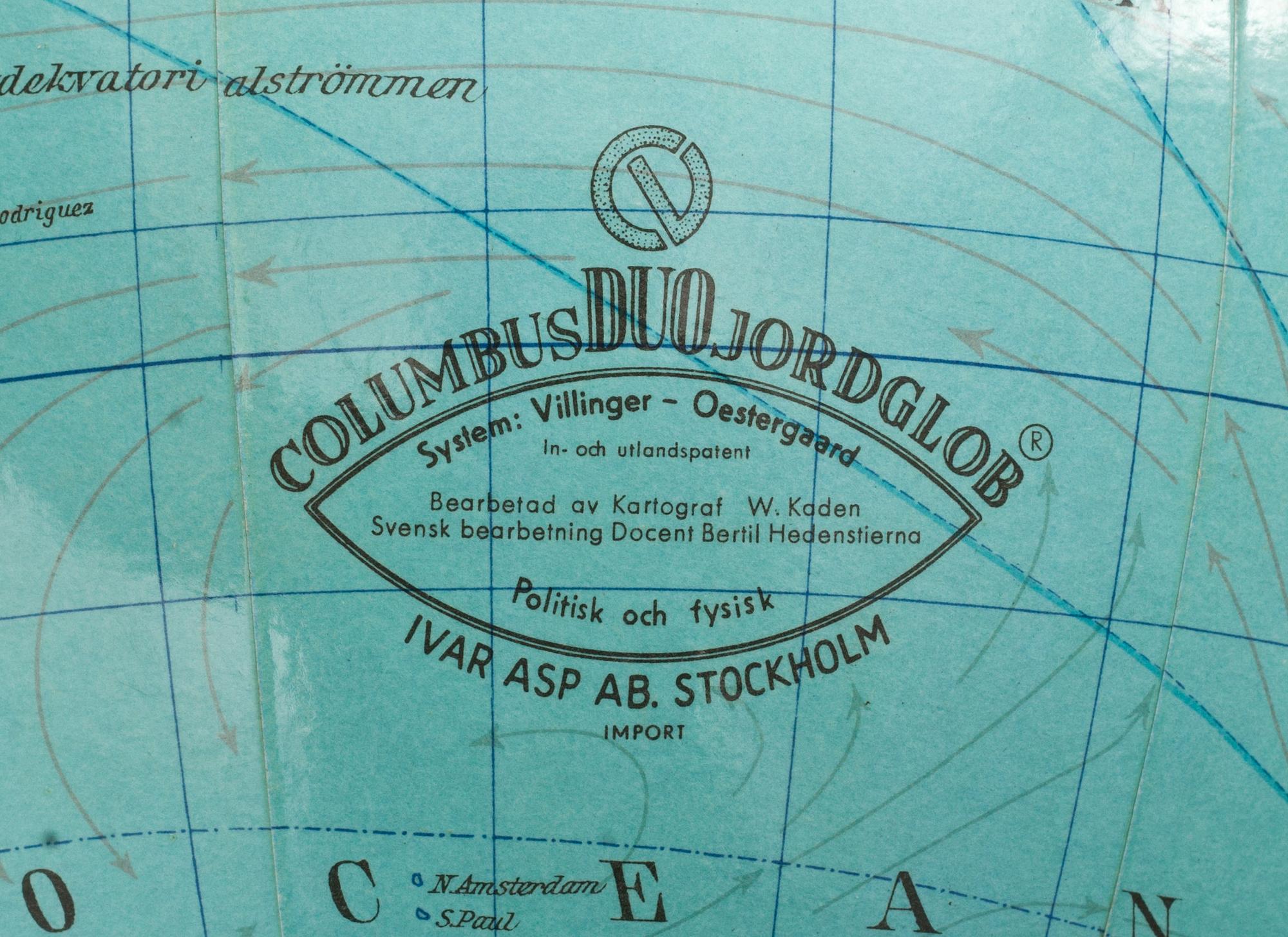 JORDGLOB, 1900-talets andra hälft.