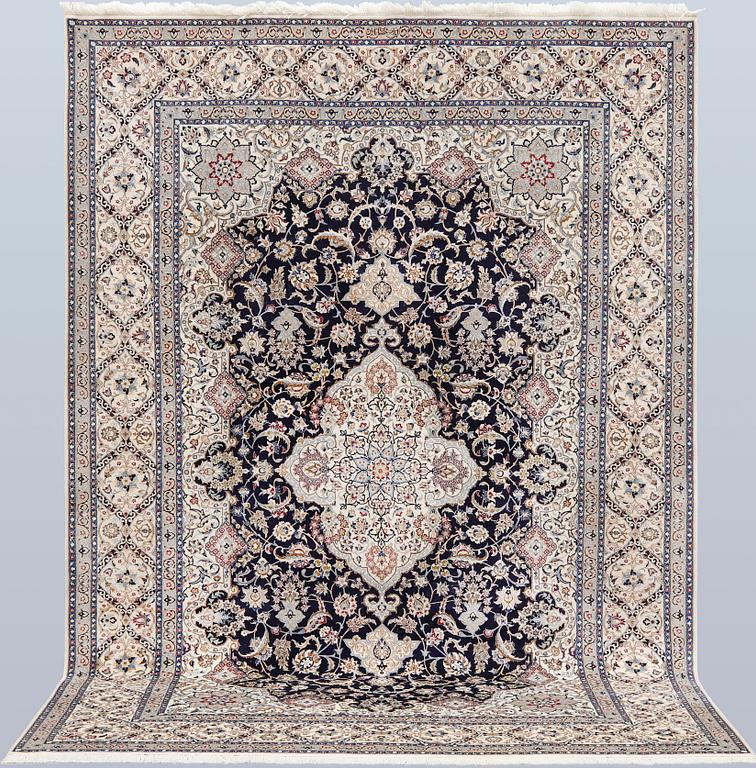 Matta, Nain, part silk, 294 x 200 cm.