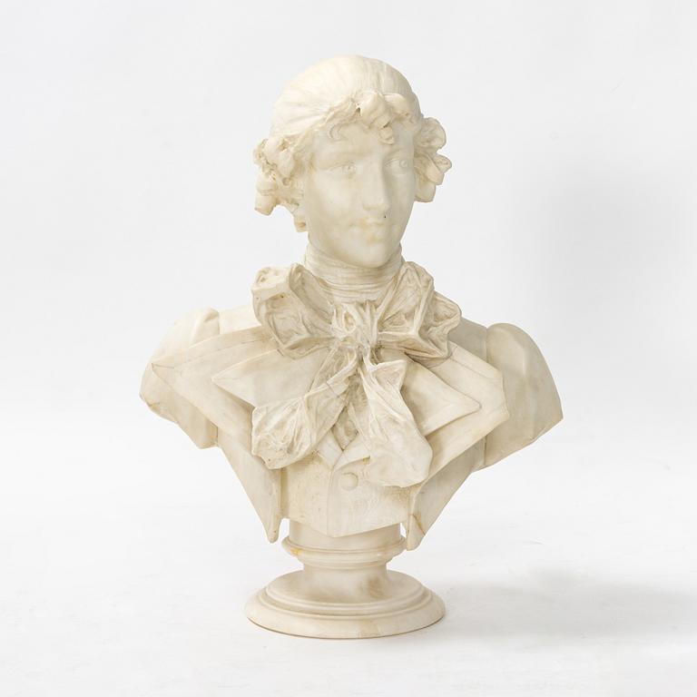 Unknown artist, a 19th century alabaster sculpture.