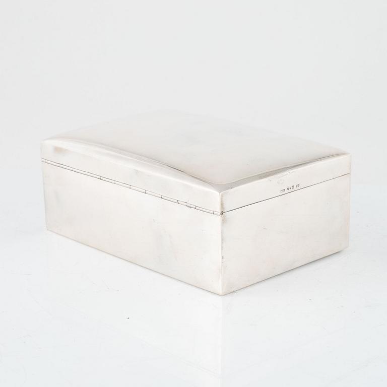 A Swedish Silver Box, mark of CG Hallberg, Stockholm 1924.