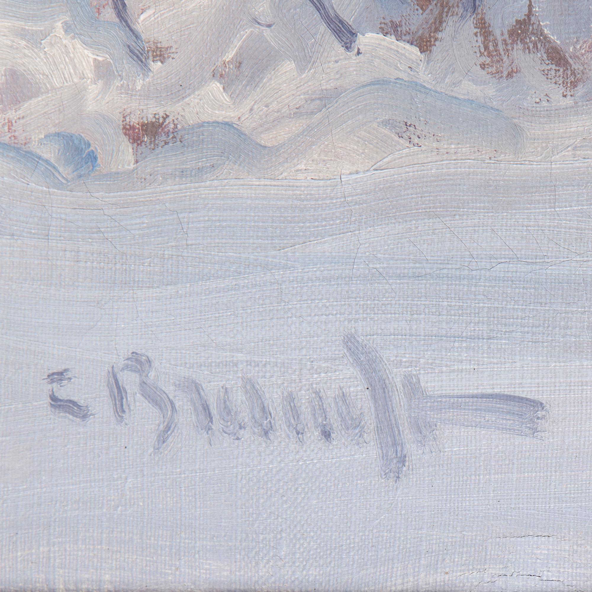 CARL BRANDT, olja på duk. Signerad.