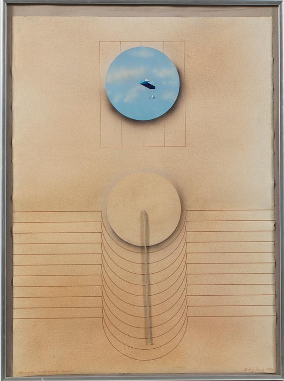 Beck & Jung (Holger Bäckström & Bo Ljungberg), "Spacegems with solitary moment (?)", 1976.