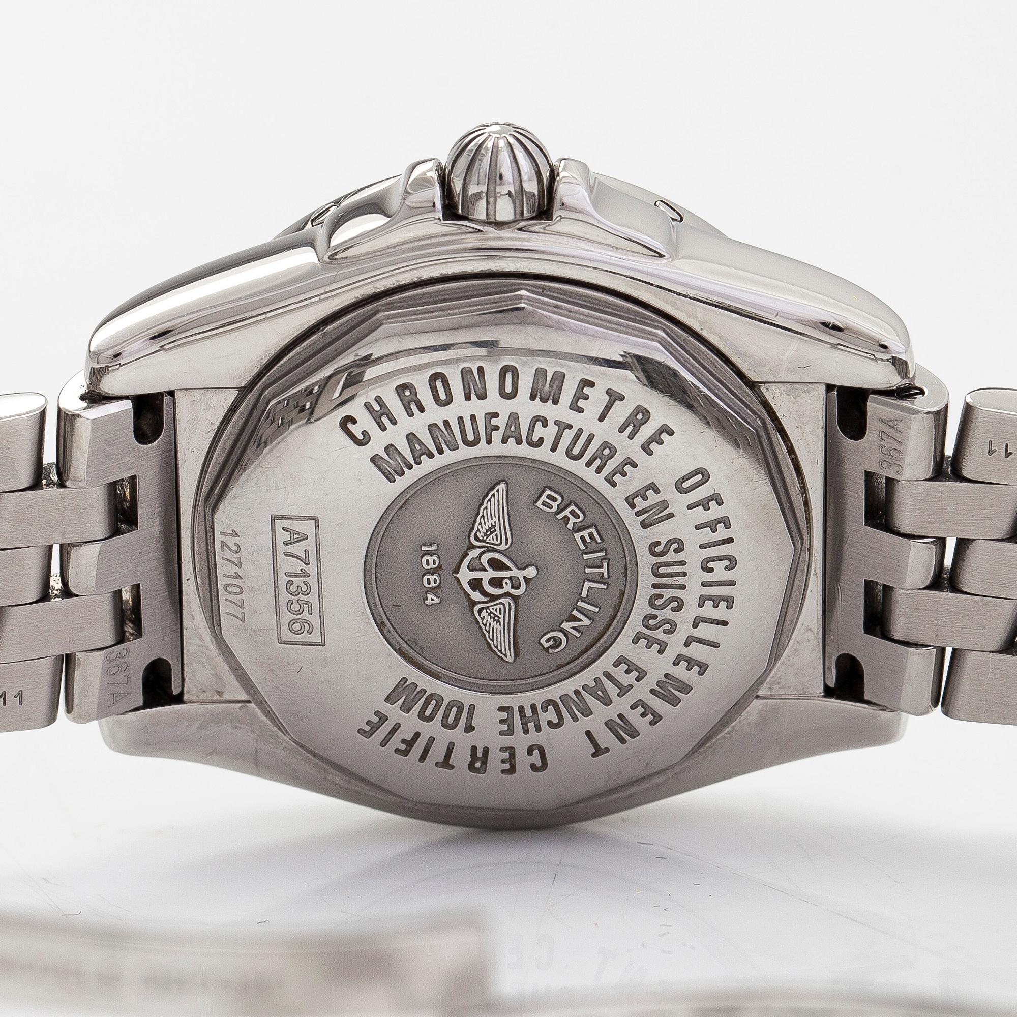 Breitling, Galactic, wristwatch, 32 mm.