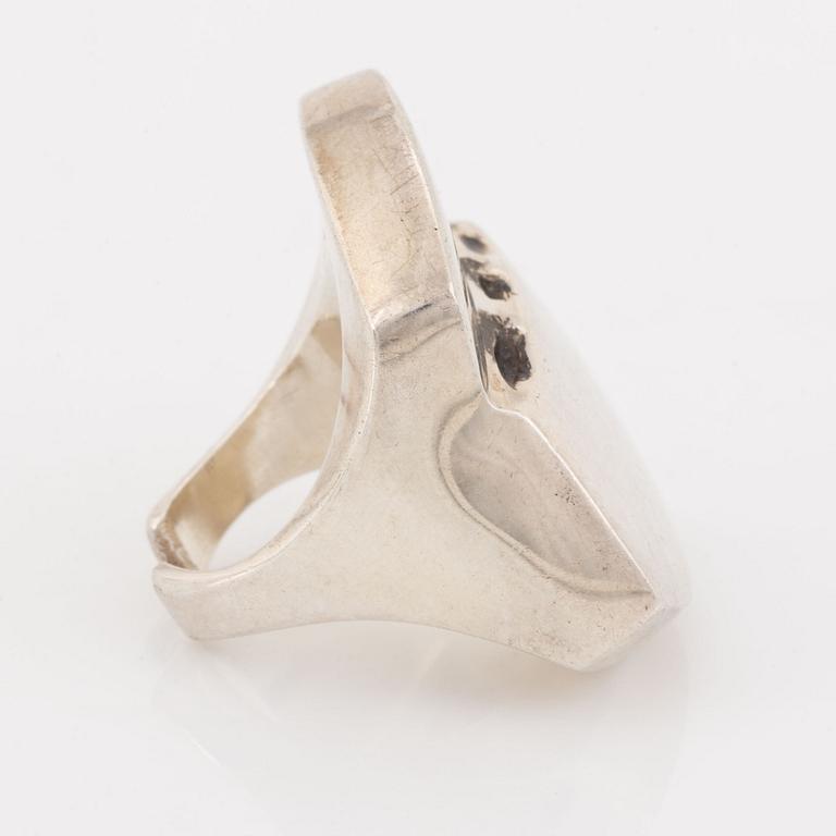 Poul Havgaard, Lapponia, ring, sterling silver.